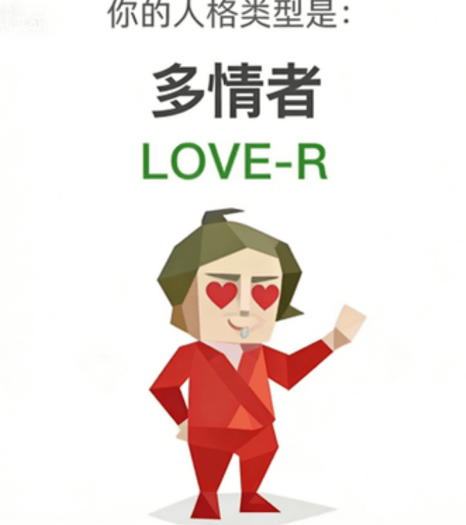 多情者 - LOVE-R personality type image