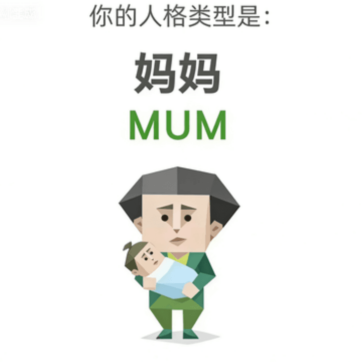 妈妈 - MUM personality type image